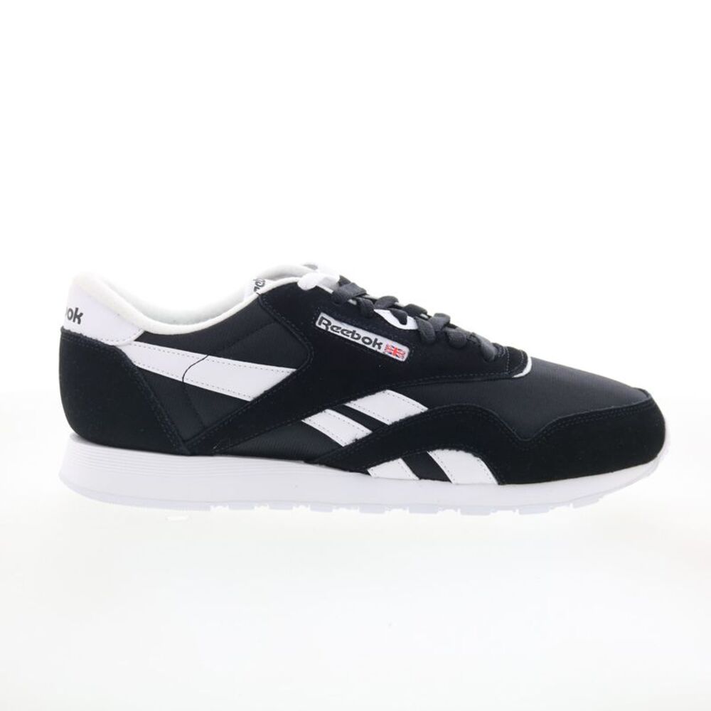 Reebok Mens Classic Nylon Black Shoes ()